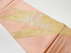 リサイクル　竹模様織出し袋帯